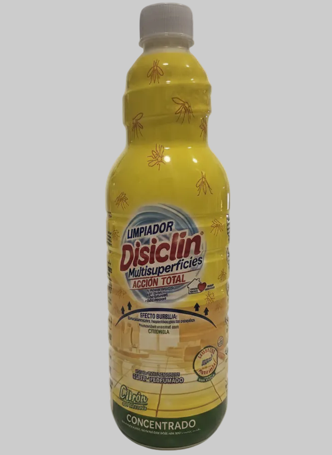 Disiclin citronella Floor Cleaner 1L – Spanish Cleaning Product – Long Lasting Fresh lemon Scent – Multi Surface Floor Cleaner UK