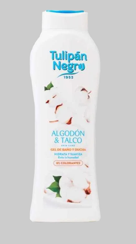 Tulipan Negro Shower Gel 650ml Algodon & Talco