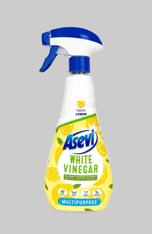 Asevi White Vinegar Cleaner Lemon Spray 750ml | Spanish Multipurpose Cleaner