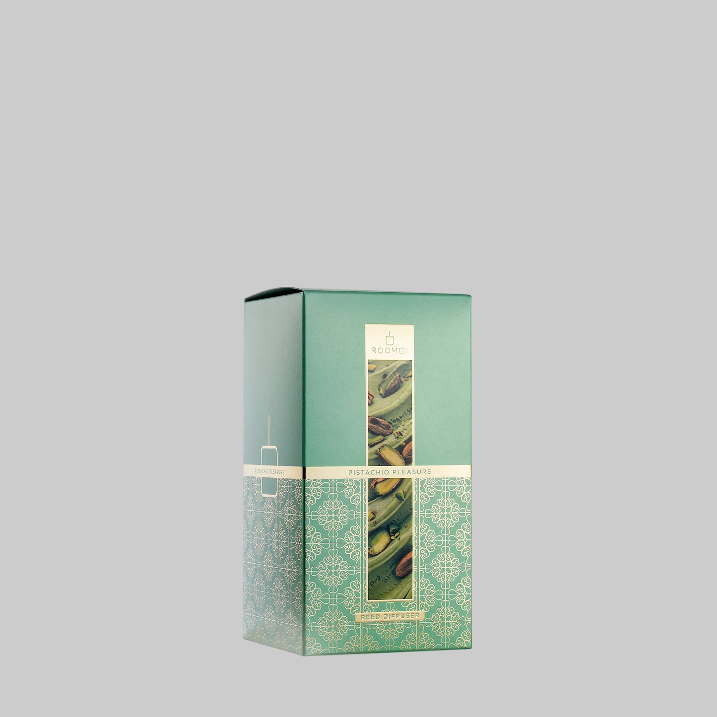 Pistachio Pleasure 500ml Roomoi Room Diffuser – Sweet Gourmand Pistachio & Vanilla Home Fragrance