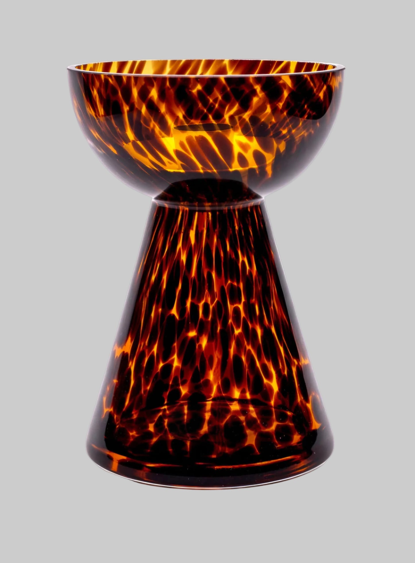 Leopard Print Pillar Candle Holder – Decorative Home Accessory – Animal Print Home Décor – Stylish Candle Holder UK