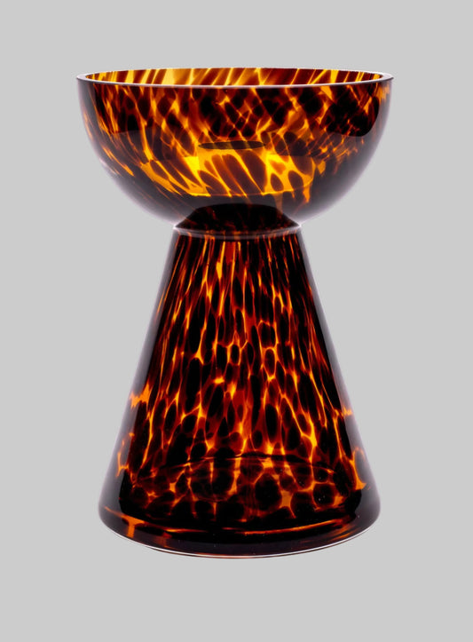Leopard Print Pillar Candle Holder – Decorative Home Accessory – Animal Print Home Décor – Stylish Candle Holder UK