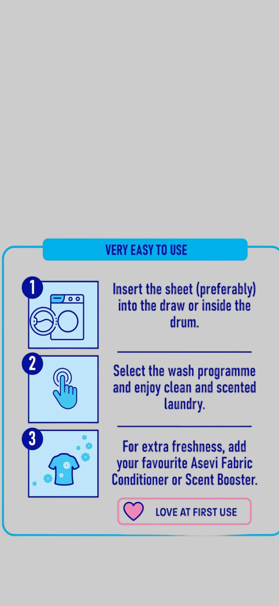 Asevi power fresh Laundry Detergent Sheets – Eco Friendly Washing Sheets – Travel Friendly Laundry Detergent – Spanish Cleaning Product UK