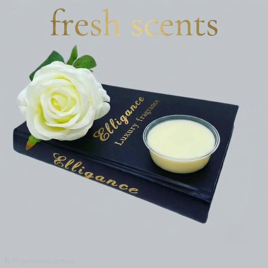 Elligance luxury fragrance wax melt pot made with soy wax. Fresh scents. Uk