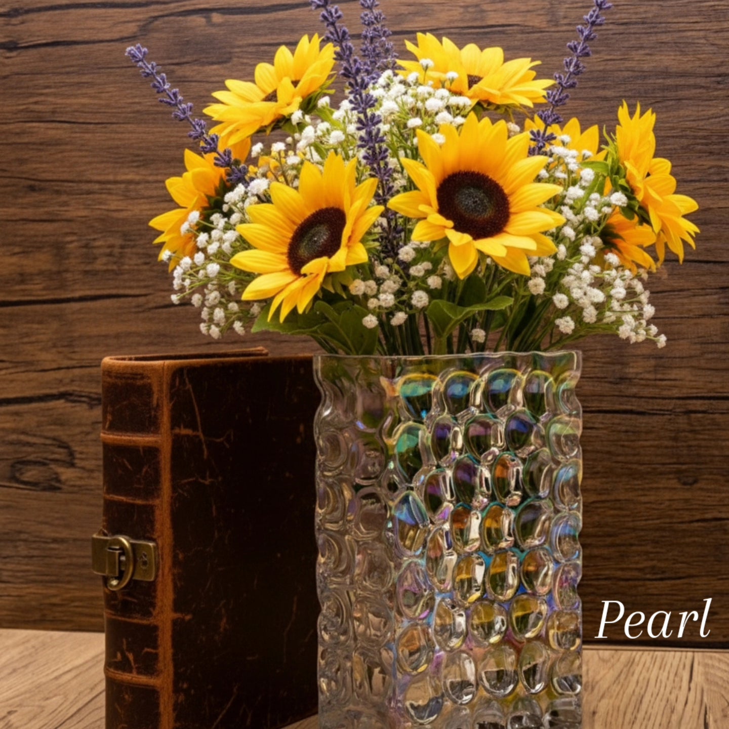 Pearl  Book Vase – Decorative Ceramic Book Vase – Modern Home Décor – Minimalist Flower Vase UK