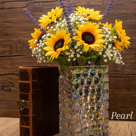 Pearl  Book Vase – Decorative Ceramic Book Vase – Modern Home Décor – Minimalist Flower Vase UK
