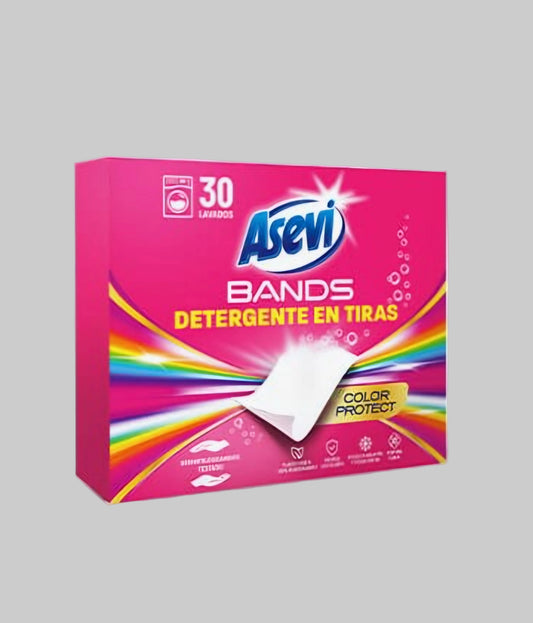 Asevi Colour Protect Laundry Detergent Sheets – Eco Friendly Washing Sheets – Travel Friendly Laundry Detergent – Spanish Cleaning Product UK