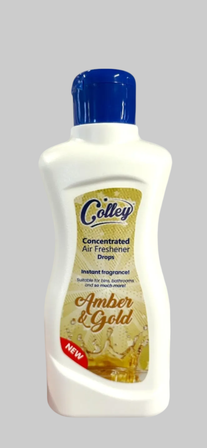 Colley Amber & Gold Air Freshener Drops 200ml – Spanish Liquid Air Freshener – Long Lasting Luxury Home Fragrance UK