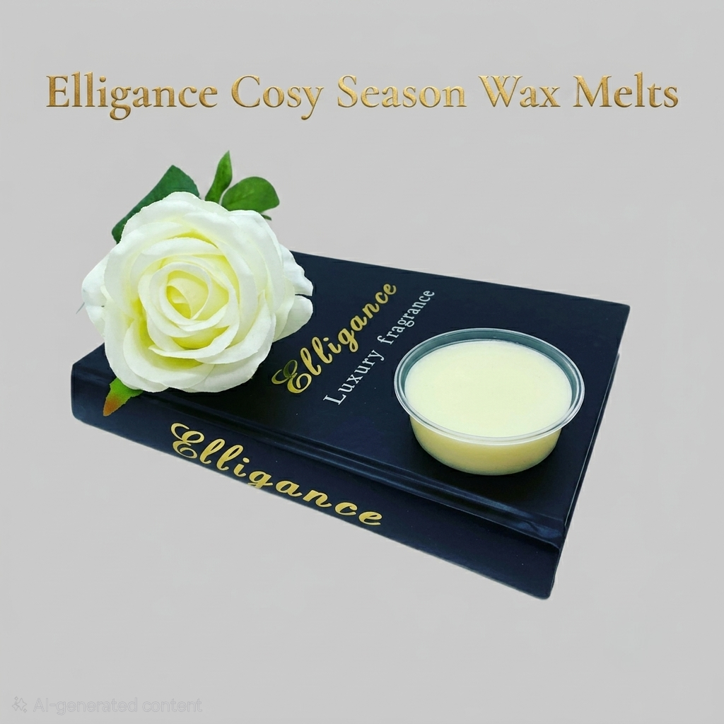 Elligance cosy autumn scented wax melts including Pumpkin Spice, Trick or Treat, Wolly Jumper and Cinnamon & Vanilla
