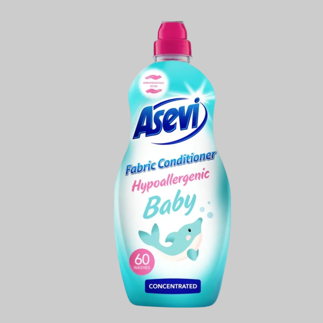 Asevi Baby Hypoallergenic Fabric Softener – 60 Washes