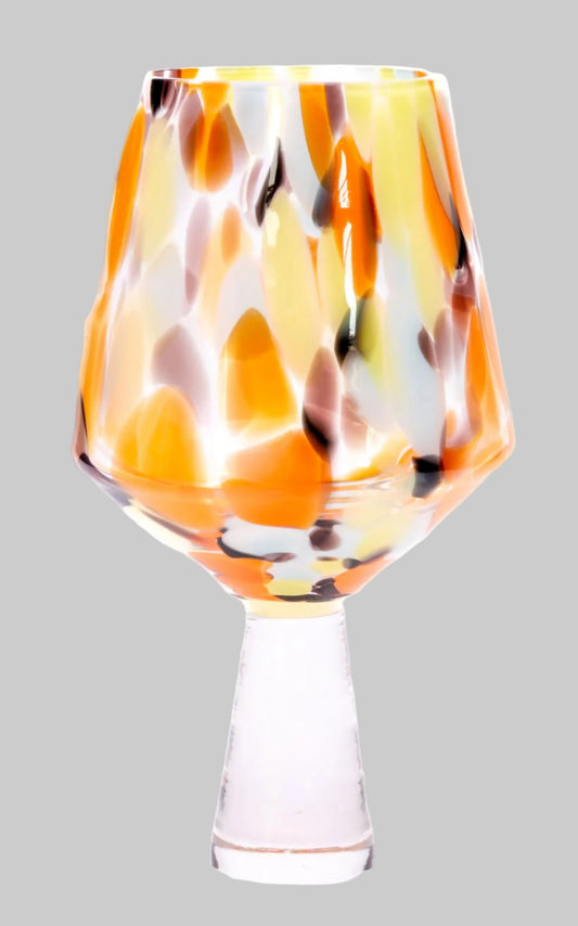 Large Gin & Drinking Glass – Citrus Orange | Stylish Cocktail & Beverage Glass